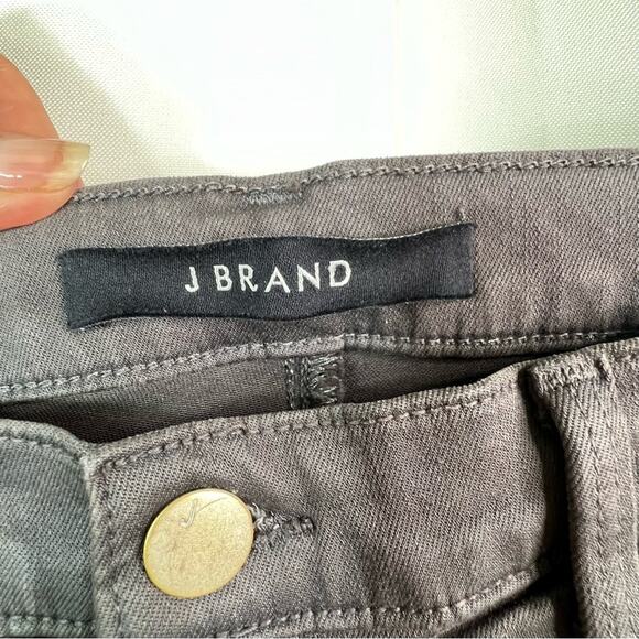 J Brand Frayed Distressed Black Skinny Jeans 27 - Picture 9 of 12